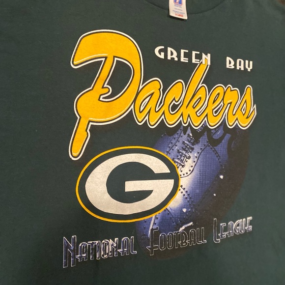 Vintage Logo 7 Green Bay Packers 90s shirt - Picture 3 of 6